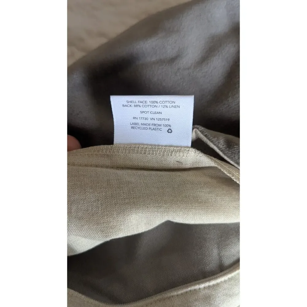 Threshold Toss Pillow Cover Gray 18